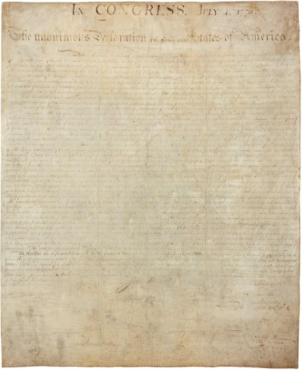 The Declaration of Independence