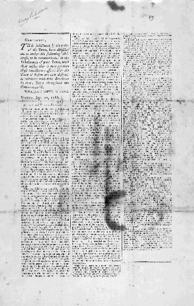 Boston Selectmen Address on Shays' Rebellion