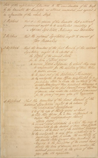 The Virginia Plan Draft