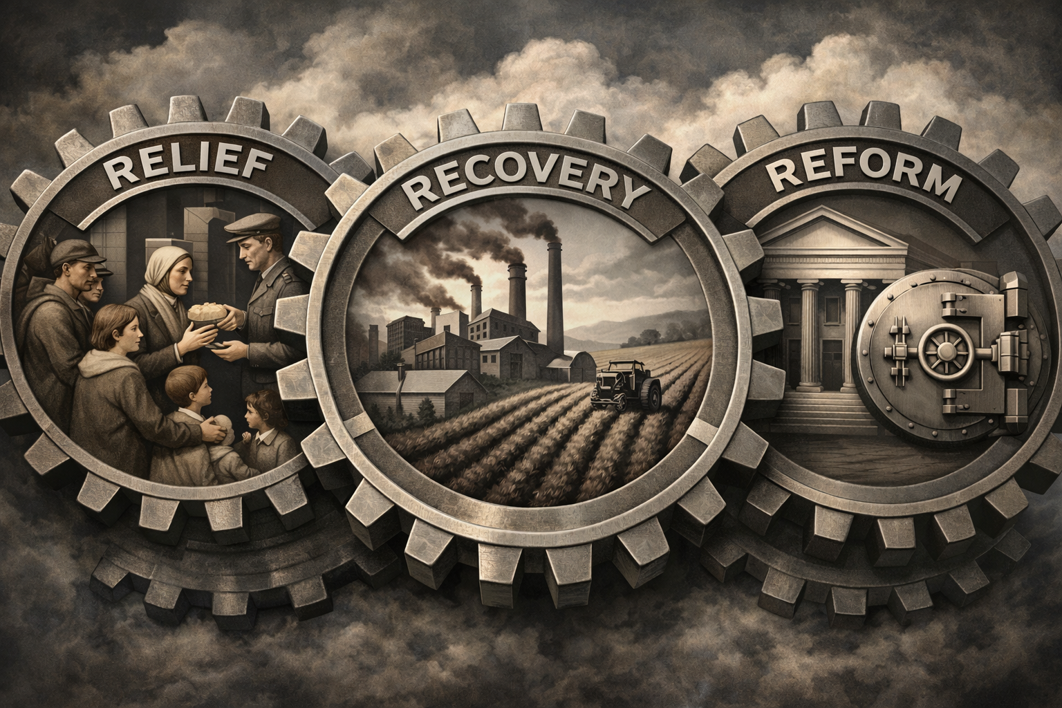 Relief Recovery Reform Gears