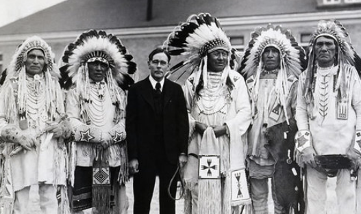 John Collier Meeting with Tribal Leaders, 1934