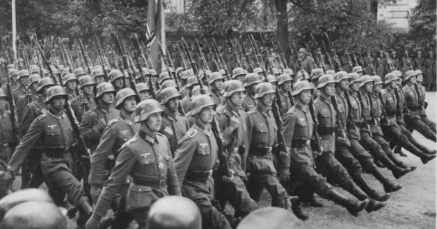 German Troops in Warsaw