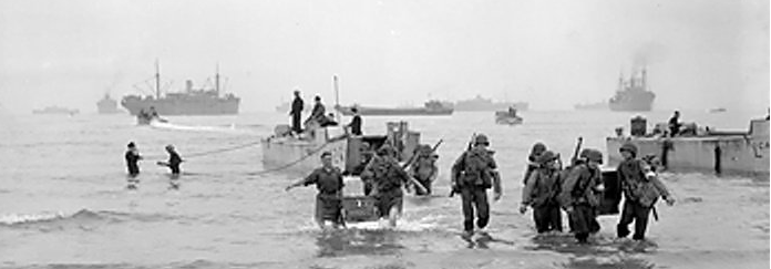 American Troops Landing in North Africa