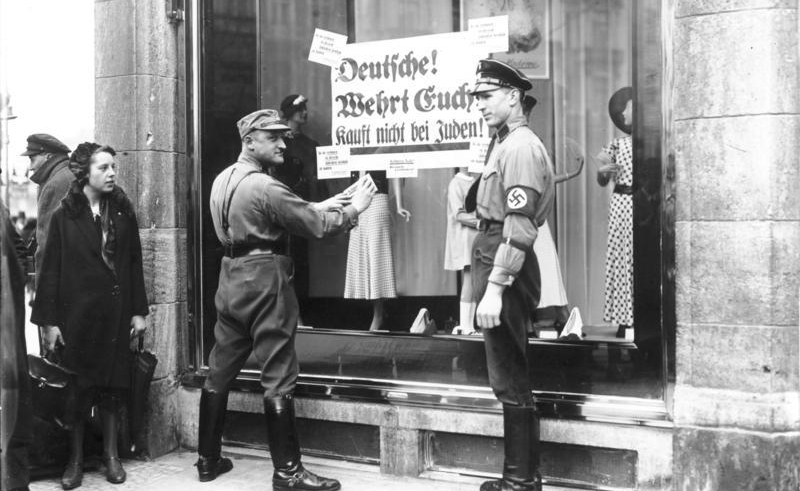 1933 Boycott of Jewish Businesses