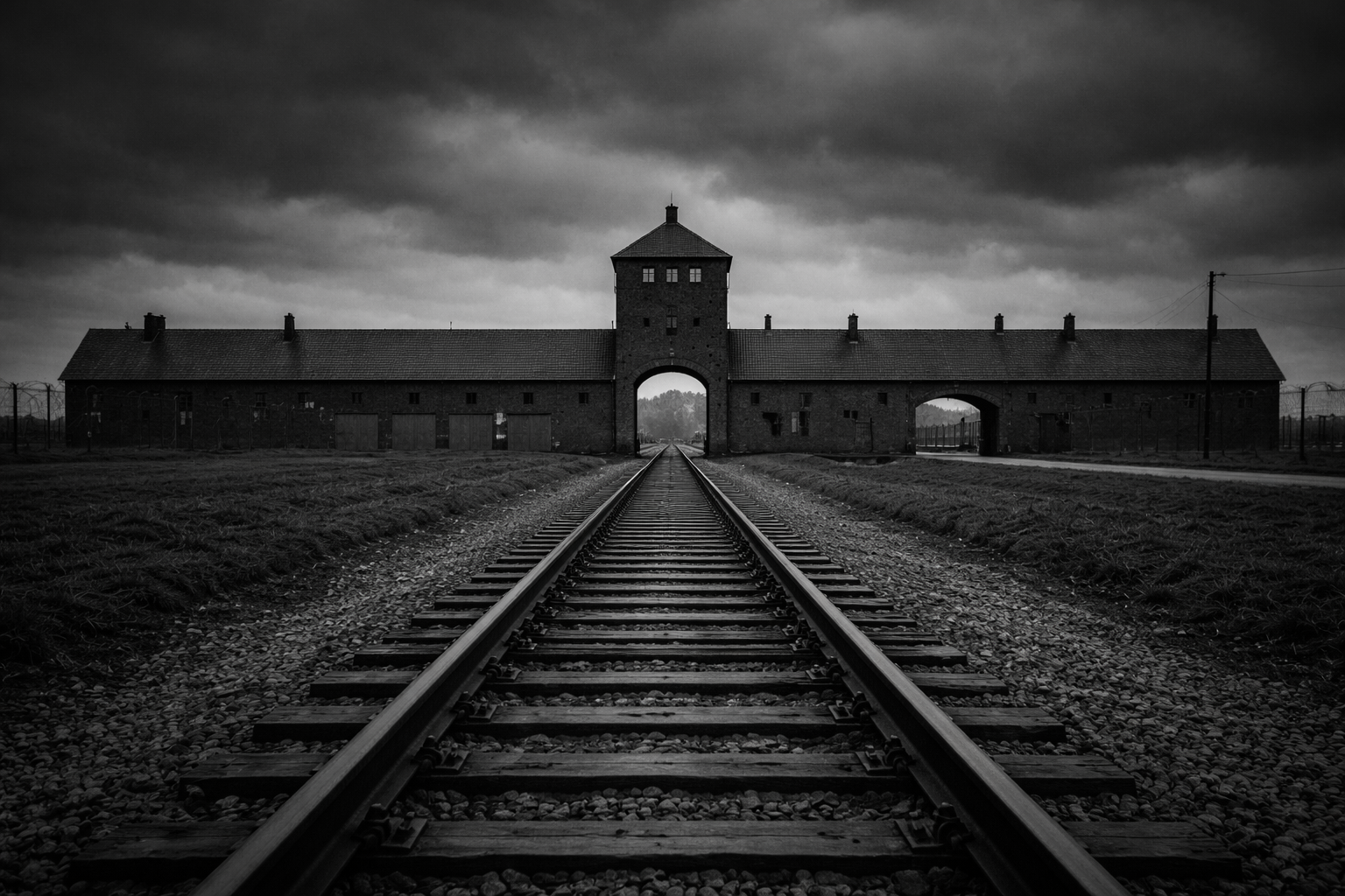 Auschwitz-Birkenau main gate