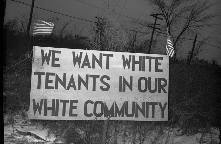 Sojourner Truth Housing Riot Sign