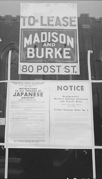 Civilian Exclusion Order Notice