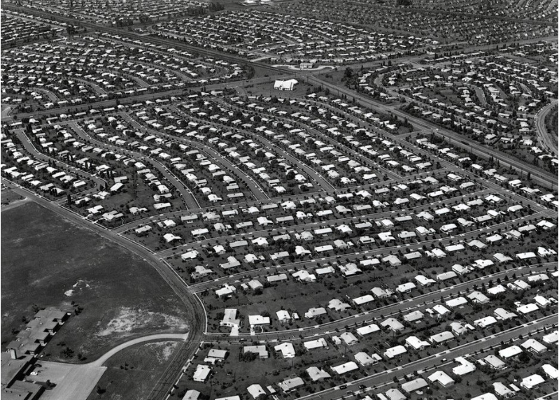 Aerial View of Levittown