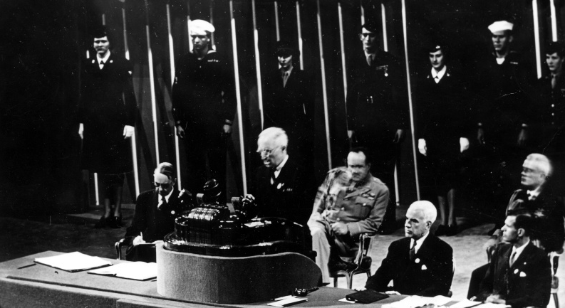 Addressing the United Nations Conference