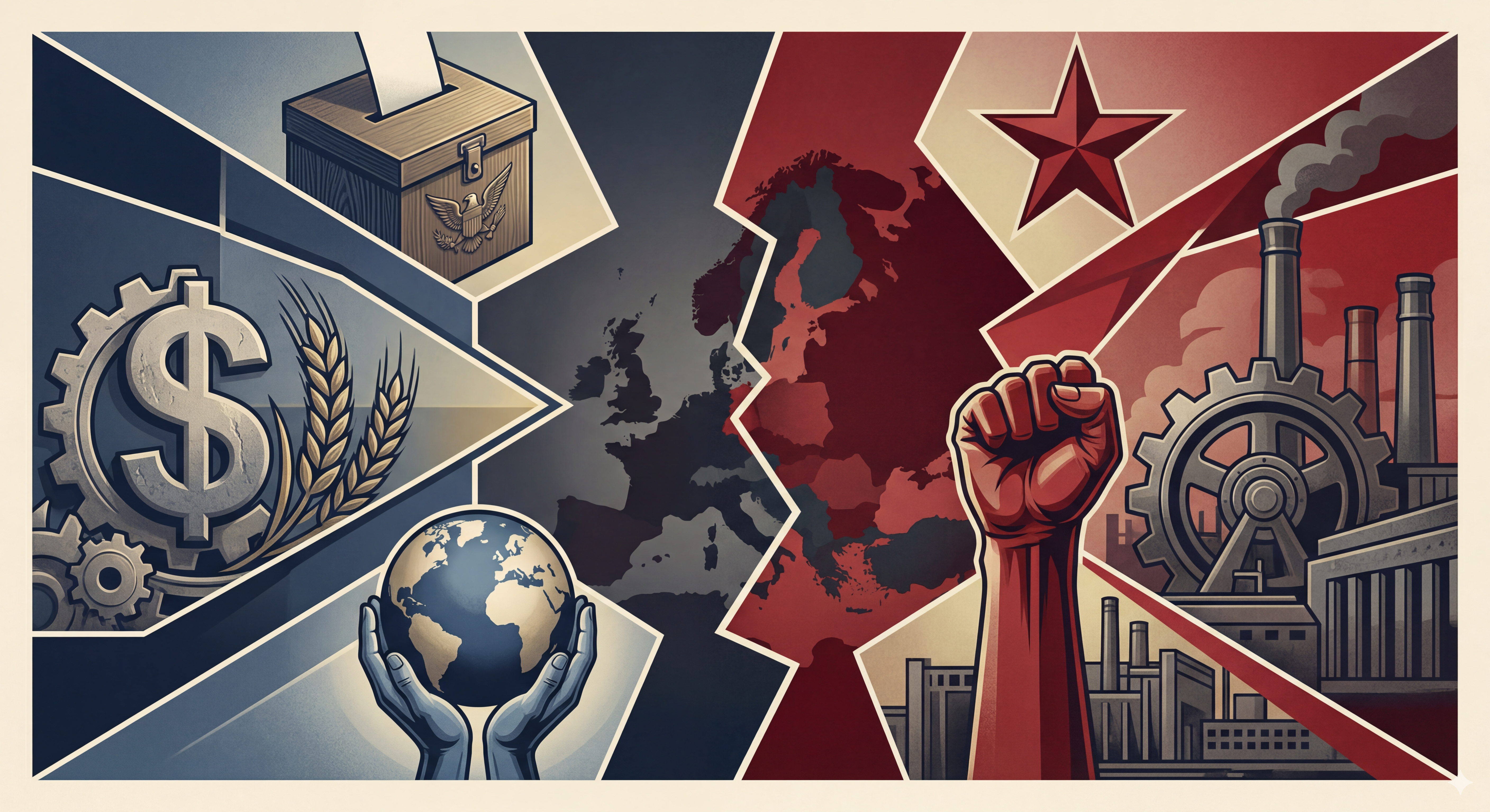 Comparative Ideology Diagram