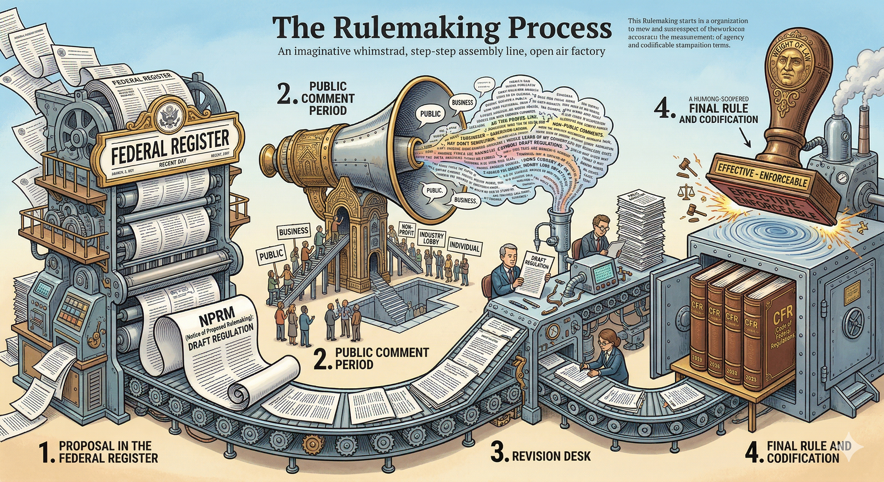 Rulemaking Assembly Line